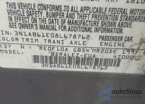 2008 Nissan Sentra 2.0S from USA, damaged, VIN 3N1AB61E08L678762